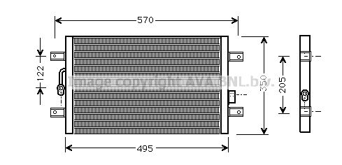 AVA QUALITY COOLING Конденсатор, кондиционер FT5196